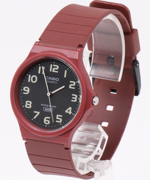 CASIO(カシオ)の「CASIO カシオ/ アナログ クォーツ ラウンドフェイス 腕時計 日常生活防水 /// MQラウンドシリーズ U(アナログ腕時計・レディース・ネイビー/オリーブ/ブラック系その他/ホワイト×ブラック・FREE)」の3枚目の写真