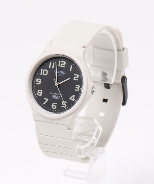 CASIO(カシオ)の「CASIO カシオ/ アナログ クォーツ ラウンドフェイス 腕時計 日常生活防水 /// MQラウンドシリーズ U(アナログ腕時計・レディース・ネイビー/オリーブ/ブラック系その他/ホワイト×ブラック・FREE)」の11枚目の写真