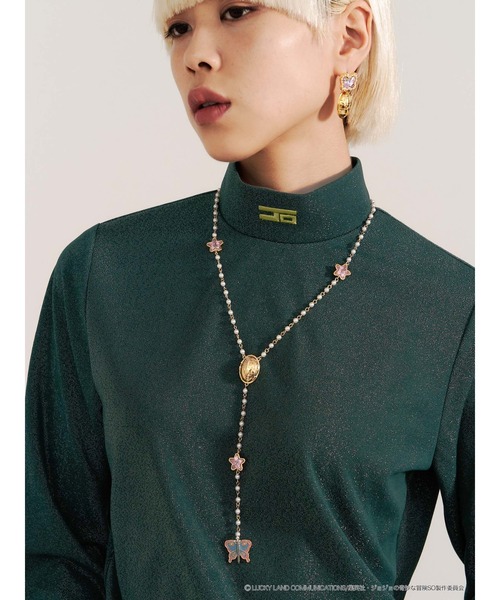 PAMEO POSE（パメオポーズ）の「【ジョジョの奇妙な冒険 ストーンオーシャン×PAMEO POSE】ロケットモチーフロザリオネックレス（ネックレス・レディース・ゴールド・FREE）」の12枚目の写真