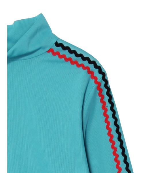 PAMEO POSE（パメオポーズ）の「Wavy Line Skin Top（Tシャツ/カットソー・レディース・ホワイト/ブルー/ブラック・FREE）」の13枚目の写真