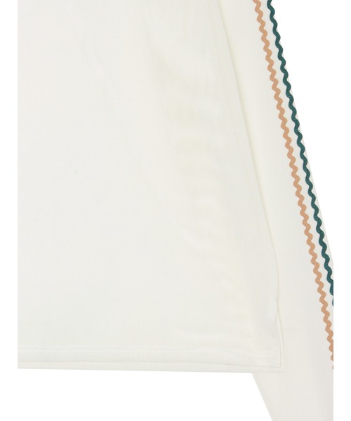 PAMEO POSE（パメオポーズ）の「Wavy Line Skin Top（Tシャツ/カットソー・レディース・ホワイト/ブルー/ブラック・FREE）」の8枚目の写真