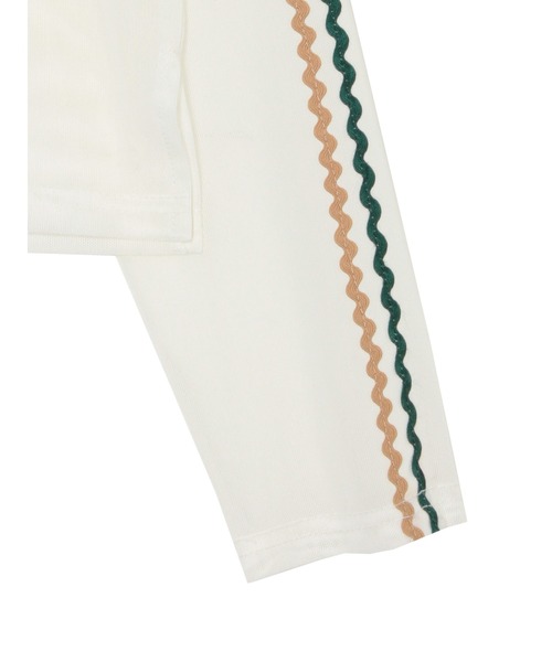 PAMEO POSE（パメオポーズ）の「Wavy Line Skin Top（Tシャツ/カットソー・レディース・ホワイト/ブルー/ブラック・FREE）」の20枚目の写真