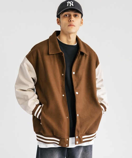 Ressaca（レサーカ）の「オーバーサイズ フェイクメルトン 襟付き