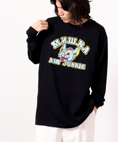 MISHKA(ミシカ)の「MISHKA 2022-23AW USA MISHKA x VASILIJ TORGASHEV ロングスリーブTシャツ(Tシャツ/カットソー・メンズ・ホワイト/ブラック/ホワイト系その他/ブラック系その他4/ブラック系その他5/ホワイト系その他2/ホワイト系その他3/ブラック系その他2/ブラック系その他3/ブラック系その他/パープル系その他・L/XL/M)」の14枚目の写真