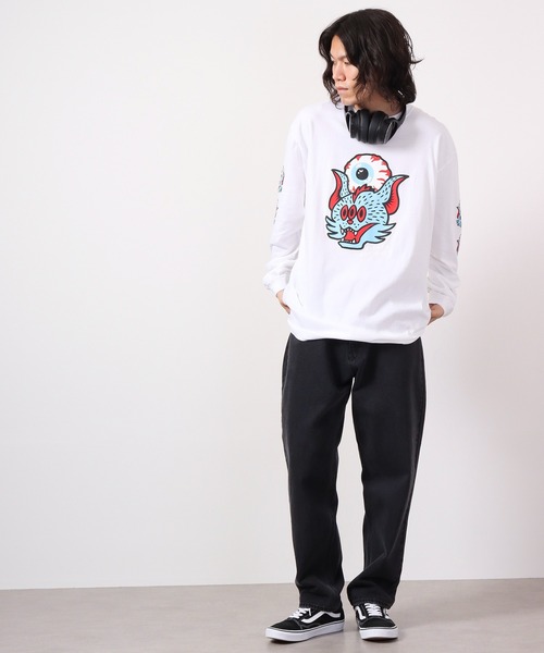 MISHKA(ミシカ)の「MISHKA 2022-23AW USA MISHKA x VASILIJ TORGASHEV ロングスリーブTシャツ(Tシャツ/カットソー・メンズ・ホワイト/ブラック/ホワイト系その他/ブラック系その他4/ブラック系その他5/ホワイト系その他2/ホワイト系その他3/ブラック系その他2/ブラック系その他3/ブラック系その他/パープル系その他・L/XL/M)」の22枚目の写真