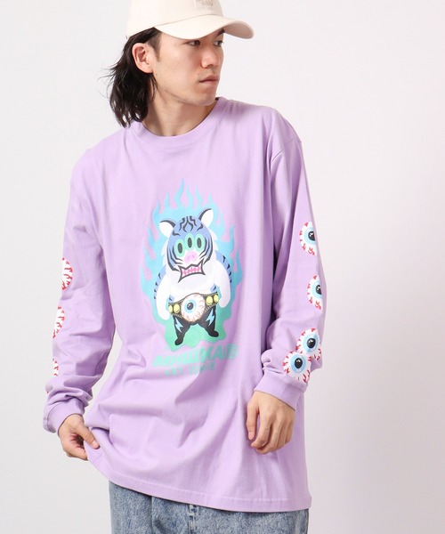 MISHKA(ミシカ)の「MISHKA 2022-23AW USA MISHKA x VASILIJ TORGASHEV ロングスリーブTシャツ(Tシャツ/カットソー・メンズ・ホワイト/ブラック/ホワイト系その他/ブラック系その他4/ブラック系その他5/ホワイト系その他2/ホワイト系その他3/ブラック系その他2/ブラック系その他3/ブラック系その他/パープル系その他・L/XL/M)」の15枚目の写真