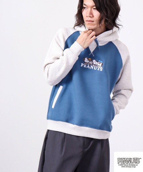 BASSET WALKER 80s ラグラン パーカ ピーナッツ スヌーピー Vintage Peanuts Men's L Basset Walker 80S Raglan Parka