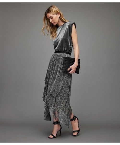 オールセインツ AllSaints Jax Skirt レディース Skirts Bronze Gold