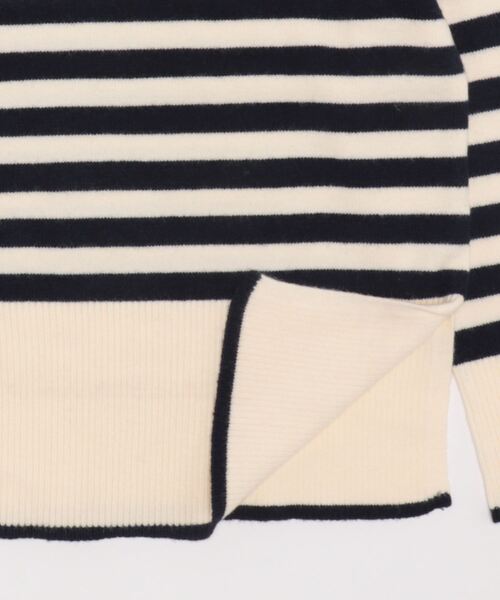 Te chichi（テチチ）の「パネルデザインハイネックニット（ニット/セーター・レディース・オフホワイト/ネイビー/ブラウン・ﾌﾘ-）」の15枚目の写真