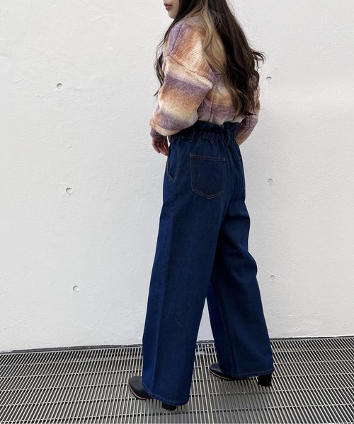 one way（ワンウェイ）の「グラデーションタートルニット（ニット/セーター・レディース・ライトブラウン/ライトブルー/パープル/ライトグリーン・FREE）」の13枚目の写真