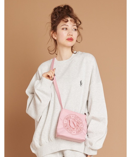 Little sunny bite（リトルサニーバイト）の「Satin mini shoulder bag（ショルダーバッグ・レディース・グリーン/ブルー/ピンク・FREE）」の3枚目の写真