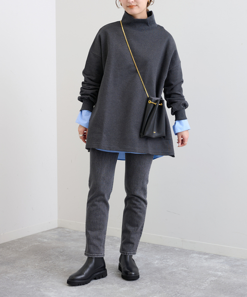 美品☆SLOBE IENA【HYGGE/ヒュッゲ】別注モックネックスウェット SLOBE IENA（スローブイエナ）の「【HYGGE/ヒュッゲ】SLOBE別注モック