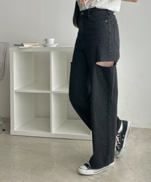 WEGO | WEGO/サイドカットデニムパンツ(デニムパンツ)