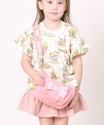 KP DECO | 先染めチェックのリボン付きポシェット(ショルダーバッグ)