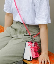 SALLIES（サリーズ）の「SALLIES サリーズ スマホショルダー スマートフォン モバイル ストラップ ネックストラップ カラビナ付き 全機種対応 クリア（スマホグッズ）」