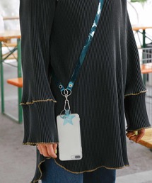 SALLIES（サリーズ）の「SALLIES サリーズ スマホショルダー スマートフォン モバイル ストラップ ネックストラップ カラビナ付き 全機種対応 クリア（スマホグッズ）」