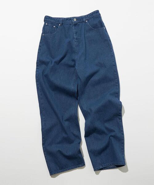 green label relaxing(グリーンレーベルリラクシング)の「【WEB限定】<GLR or>ワイド ストレート デニム(デニムパンツ・メンズ・ダークグレー/ネイビー/ライトブルー・S/M/L)」の5枚目の写真