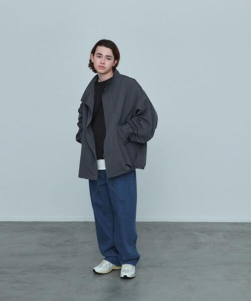 green label relaxing(グリーンレーベルリラクシング)の「【WEB限定】<GLR or>ワイド ストレート デニム(デニムパンツ・メンズ・ダークグレー/ネイビー/ライトブルー・S/M/L)」の13枚目の写真