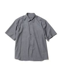 トップス SOPHNET. SUMMER STRETCH WOOL S/S SHIRT SOPHNET.（ソフネット）の「SUMMER STRETCH WOOL S/S BAGGY