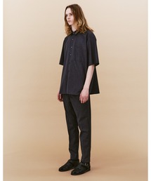 トップス SOPHNET. SUMMER STRETCH WOOL S/S SHIRT SOPHNET. / SUMMER STRETCH WOOL S/S SHIRT (Gray)