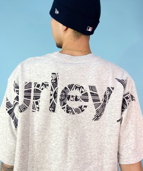 Hurley （ハーレー）の「Hurley/ハーレー ブランドロゴTシャツ バックプリントTee オーバーサイズ /吸汗速乾 クルーネック半袖tシャツ MKT2310024（Tシャツ/カットソー・メンズ・アッシュグレー/チャコールグレー・L/M）」の12枚目の写真