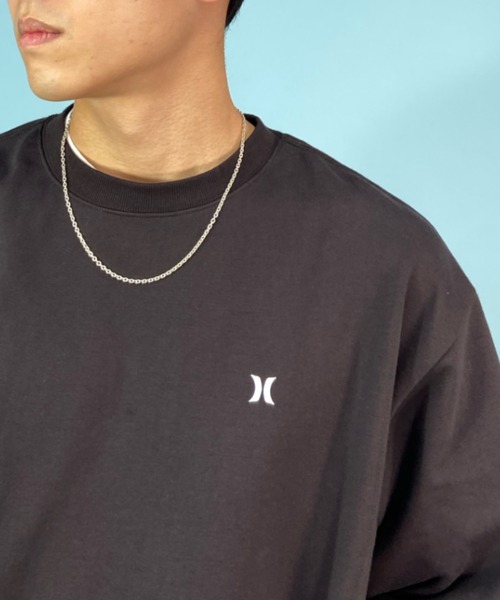 Hurley （ハーレー）の「Hurley/ハーレー ブランドロゴTシャツ バックプリントTee オーバーサイズ /吸汗速乾 クルーネック半袖tシャツ MKT2310024（Tシャツ/カットソー・メンズ・アッシュグレー/チャコールグレー・L/M）」の5枚目の写真