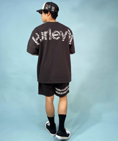 Hurley （ハーレー）の「Hurley/ハーレー ブランドロゴTシャツ バックプリントTee オーバーサイズ /吸汗速乾 クルーネック半袖tシャツ MKT2310024（Tシャツ/カットソー・メンズ・アッシュグレー/チャコールグレー・L/M）」の9枚目の写真