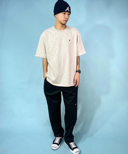 Hurley （ハーレー）の「Hurley/ハーレー ブランドロゴTシャツ バックプリントTee オーバーサイズ /吸汗速乾 クルーネック半袖tシャツ MKT2310024（Tシャツ/カットソー・メンズ・アッシュグレー/チャコールグレー・L/M）」の13枚目の写真