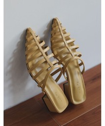 [2023S/S PRE ORDER][小さい/大きいサイズ有]マルチストリングサンダル