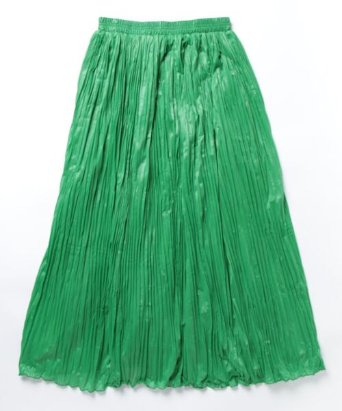 Te chichi（テチチ）の「チンツワッシャープリーツスカート（スカート・レディース・チャコール/グレー/グリーン・ﾌﾘ-）」の4枚目の写真