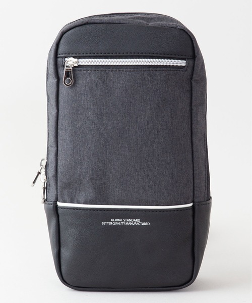 Blue Standard (ブルースタンダード)の「BLUE STANDARD/ブルースタンダード】ボディバッグ 縦型ボディバッグ(ボディバッグ/ウエストポーチ・メンズ・ブラック/ネイビー/グレー・FREE)」の17枚目の写真