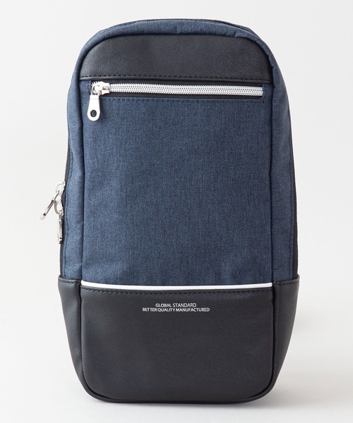 Blue Standard (ブルースタンダード)の「BLUE STANDARD/ブルースタンダード】ボディバッグ 縦型ボディバッグ(ボディバッグ/ウエストポーチ・メンズ・ブラック/ネイビー/グレー・FREE)」の11枚目の写真