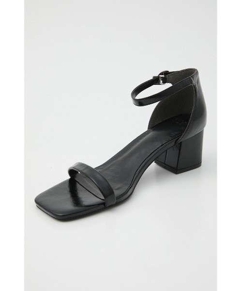 SLY(スライ)の「SIMPLY STRAP SANDAL シンプル ストラップサンダル ローヒール スクエア(サンダル・レディース・ブラック/レッド・SMALL/MEDIUM/LARGE)」の9枚目の写真