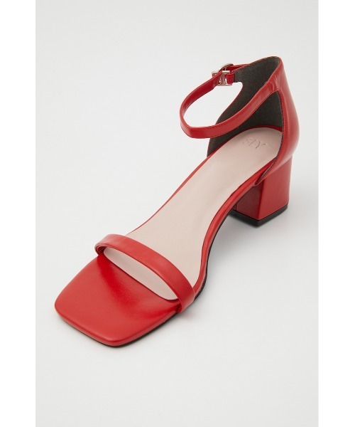 SLY(スライ)の「SIMPLY STRAP SANDAL シンプル ストラップサンダル ローヒール スクエア(サンダル・レディース・ブラック/レッド・SMALL/MEDIUM/LARGE)」の19枚目の写真