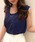 JULIA BOUTIQUE�i�W�����A�u�e�B�b�N�j�́u�`���[���t���p�[�\�i���J���[�m�[�X���[�u�u���E�X�E�g�b�v�X/23035�i�V���c/�u���E�X�j�v�b�l�C�r�[