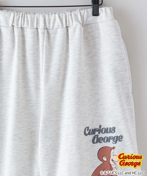 OUTDOOR PRODUCTS APPAREL（アウトドアプロダクツアパレル）の「【おさるのジョージ】 別注 ミニ裏毛 ショートパンツ（その他パンツ・メンズ・ダークグリーン/オフホワイト・MEDIUM/SMALL/LARGE/X-LARGE）」の7枚目の写真