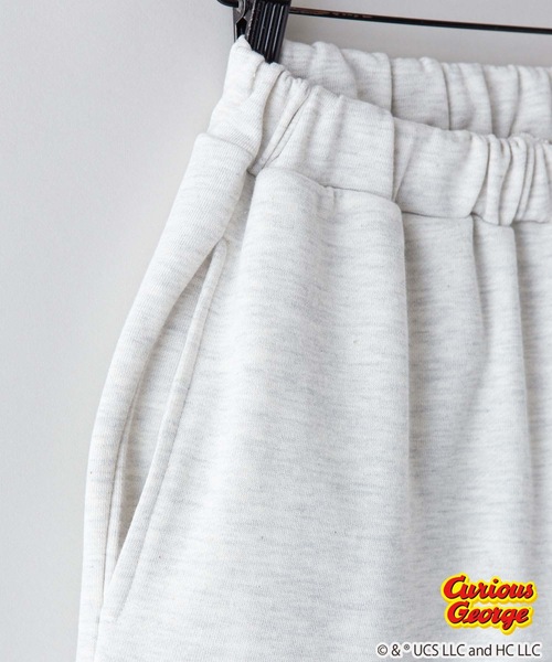 OUTDOOR PRODUCTS APPAREL（アウトドアプロダクツアパレル）の「【おさるのジョージ】 別注 ミニ裏毛 ショートパンツ（その他パンツ・メンズ・ダークグリーン/オフホワイト・MEDIUM/SMALL/LARGE/X-LARGE）」の11枚目の写真