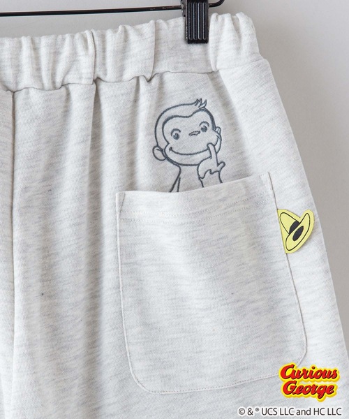 OUTDOOR PRODUCTS APPAREL（アウトドアプロダクツアパレル）の「【おさるのジョージ】 別注 ミニ裏毛 ショートパンツ（その他パンツ・メンズ・ダークグリーン/オフホワイト・MEDIUM/SMALL/LARGE/X-LARGE）」の12枚目の写真