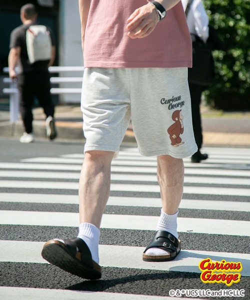 OUTDOOR PRODUCTS APPAREL（アウトドアプロダクツアパレル）の「【おさるのジョージ】 別注 ミニ裏毛 ショートパンツ（その他パンツ・メンズ・ダークグリーン/オフホワイト・MEDIUM/SMALL/LARGE/X-LARGE）」の15枚目の写真