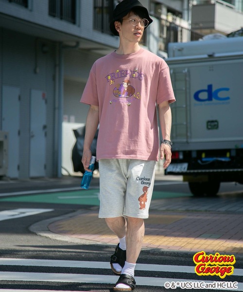 OUTDOOR PRODUCTS APPAREL（アウトドアプロダクツアパレル）の「【おさるのジョージ】 別注 ミニ裏毛 ショートパンツ（その他パンツ・メンズ・ダークグリーン/オフホワイト・MEDIUM/SMALL/LARGE/X-LARGE）」の21枚目の写真