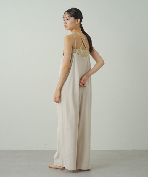 earthy（アーシー）の「【吸水速乾/遮熱】スムースキャミ