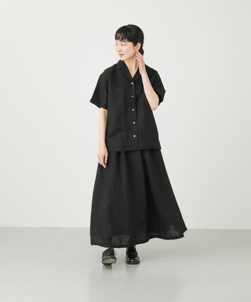 超爆安 かぐれ（カグレ）の「リネンレーヨンフレアスカート（スカート スカート