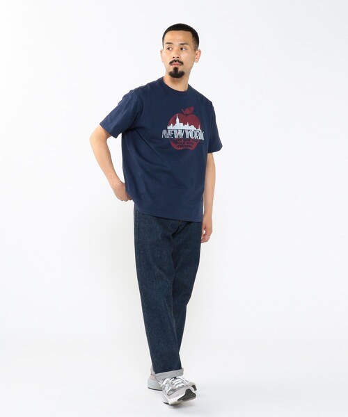 SCREEN STARS（スクリーンスターズ）の「SCREEN STARS × BEAMS PLUS / 別注 T-shirts（Tシャツ/カットソー・メンズ・ライトグレー/ホワイト/ネイビー・SMALL/MEDIUM/LARGE/X-LARGE）」の6枚目の写真