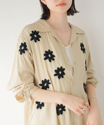 NOMA t.d. | 【NOMA t.d./ノーマティーディー】Floral Hand EmbroideryShirt：シャツ(シャツ/ブラウス)