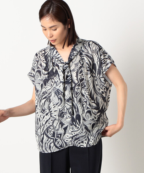 COMME CA ISM(コムサイズム)の「ボウタイ ブラウス(シャツ/ブラウス・レディース・ブラック・MEDIUM/LARGE)」の7枚目の写真