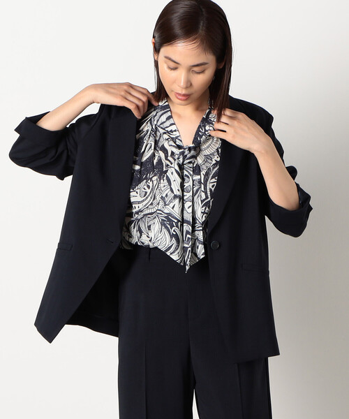 COMME CA ISM(コムサイズム)の「ボウタイ ブラウス(シャツ/ブラウス・レディース・ブラック・MEDIUM/LARGE)」の8枚目の写真