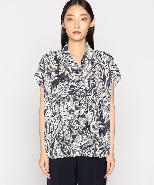 COMME CA ISM(コムサイズム)の「ボウタイ ブラウス(シャツ/ブラウス・レディース・ブラック・MEDIUM/LARGE)」の13枚目の写真