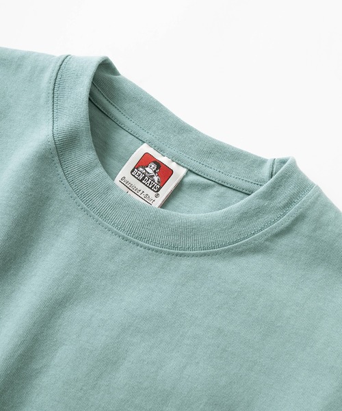 BEN DAVIS(ベンデイビス)の「【BEN DAVIS/ベンデイビス】ワンポイントロゴプリント&バックサガラ刺繍 チェリー ダイスデザイン ヘビーウェイト半袖Tシャツ/CHERRY DICE EMB TEE(Tシャツ/カットソー・レディース・チャコールグレー/ホワイト/ミント/ラベンダー・M/L/XL)」の16枚目の写真