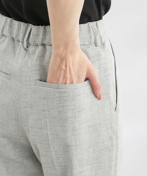 ROPE' PICNIC（ロペピクニック）の「セットアップ対応/UVカット・洗える/タックテーパードパンツ（その他パンツ・レディース・ライトグレー/ネイビー・36/38/40）」の10枚目の写真