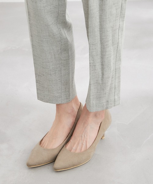 ROPE' PICNIC（ロペピクニック）の「セットアップ対応/UVカット・洗える/タックテーパードパンツ（その他パンツ・レディース・ライトグレー/ネイビー・36/38/40）」の14枚目の写真